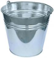 Відро АРМА оцинкована сталь 12 л без кришки сіре